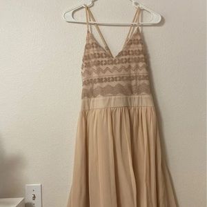 Champagne Twirl Dress